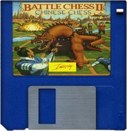Artwork on the Disc for Battle Chess 2: Chinese Chess on the Commodore Amiga.