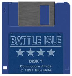 Artwork on the Disc for Battle Isle on the Commodore Amiga.