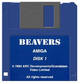 Artwork on the Disc for Beavers on the Commodore Amiga.