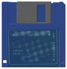 Artwork on the Disc for Benefactor on the Commodore Amiga.