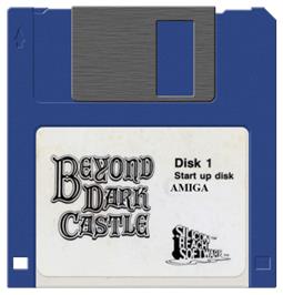 Artwork on the Disc for Beyond Dark Castle on the Commodore Amiga.