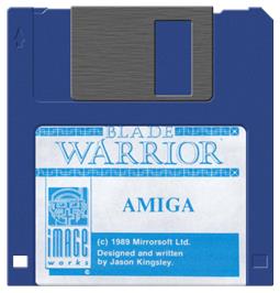 Artwork on the Disc for Blade Warrior on the Commodore Amiga.