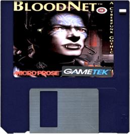 Artwork on the Disc for BloodNet on the Commodore Amiga.
