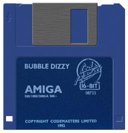 Artwork on the Disc for Bubble Dizzy on the Commodore Amiga.