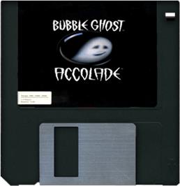 Artwork on the Disc for Bubble Ghost on the Commodore Amiga.