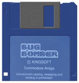 Artwork on the Disc for Bug Bomber on the Commodore Amiga.