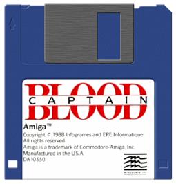 Artwork on the Disc for Captain Blood on the Commodore Amiga.