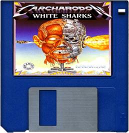 Artwork on the Disc for Carcharodon: White Sharks on the Commodore Amiga.