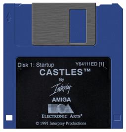 Artwork on the Disc for Castles: The Northern Campaign on the Commodore Amiga.