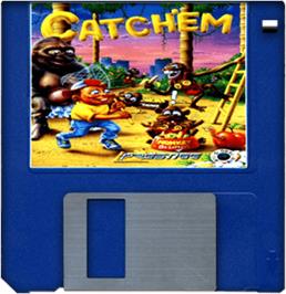 Artwork on the Disc for Catch 'em on the Commodore Amiga.