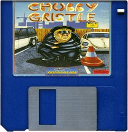 Artwork on the Disc for Chubby Gristle on the Commodore Amiga.