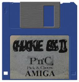 Artwork on the Disc for Chuckie Egg 2 on the Commodore Amiga.