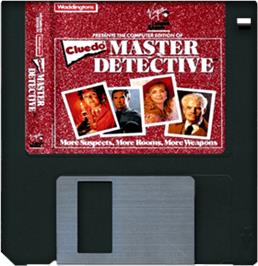 Artwork on the Disc for Clue: Master Detective on the Commodore Amiga.