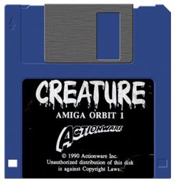 Artwork on the Disc for Creature on the Commodore Amiga.