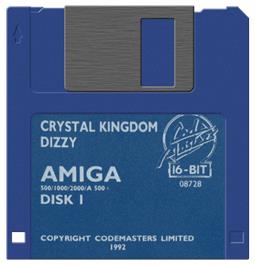 Artwork on the Disc for Crystal Kingdom Dizzy on the Commodore Amiga.