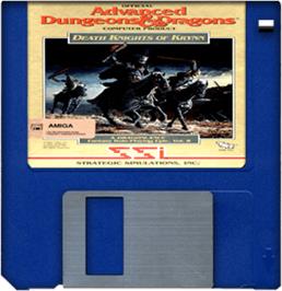 Artwork on the Disc for Death Knights of Krynn on the Commodore Amiga.
