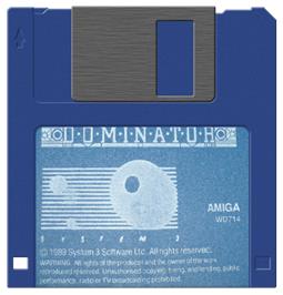 Artwork on the Disc for Dominator on the Commodore Amiga.