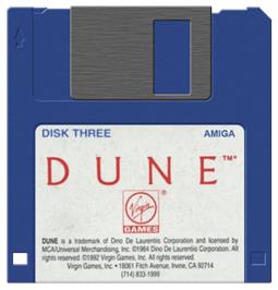 Artwork on the Disc for Dune on the Commodore Amiga.