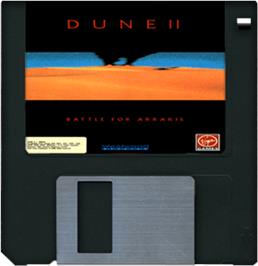 Artwork on the Disc for Dune 2 on the Commodore Amiga.