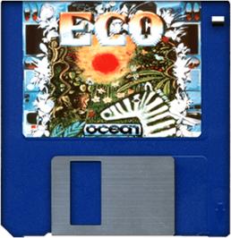 Artwork on the Disc for Eco on the Commodore Amiga.