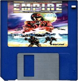 Artwork on the Disc for Empire: Wargame of the Century on the Commodore Amiga.