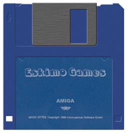 Artwork on the Disc for Eskimo Games on the Commodore Amiga.