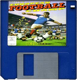 Artwork on the Disc for European Football Champ on the Commodore Amiga.