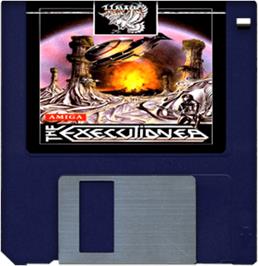 Artwork on the Disc for Executioner on the Commodore Amiga.