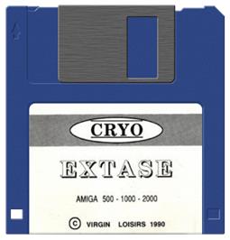 Artwork on the Disc for Extase on the Commodore Amiga.