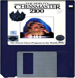 Artwork on the Disc for Fidelity Chessmaster 2100 on the Commodore Amiga.
