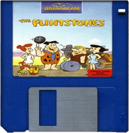 Artwork on the Disc for Flintstones on the Commodore Amiga.