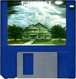 Artwork on the Disc for Fright Night on the Commodore Amiga.