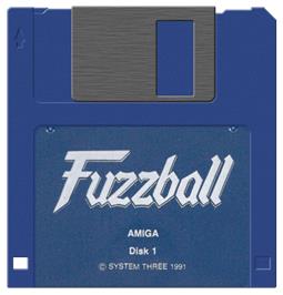 Artwork on the Disc for Fuzzball on the Commodore Amiga.