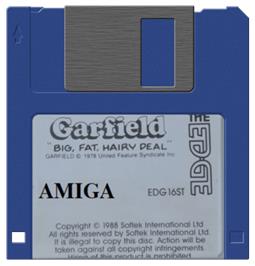 Artwork on the Disc for Garfield: Big, Fat, Hairy Deal on the Commodore Amiga.
