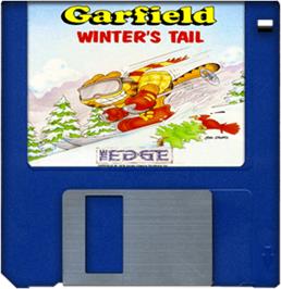 Artwork on the Disc for Garfield: Winter's Tail on the Commodore Amiga.