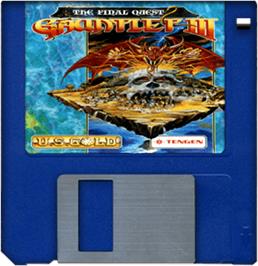 Artwork on the Disc for Gauntlet III on the Commodore Amiga.