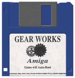 Artwork on the Disc for Gear Works on the Commodore Amiga.