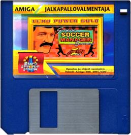 Artwork on the Disc for Graeme Souness Soccer Manager on the Commodore Amiga.