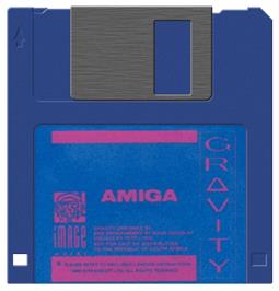 Artwork on the Disc for Gravity on the Commodore Amiga.