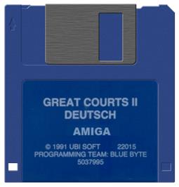 Artwork on the Disc for Great Courts 2 on the Commodore Amiga.