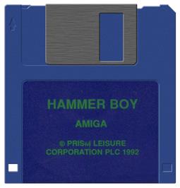 Artwork on the Disc for Hammer Boy on the Commodore Amiga.