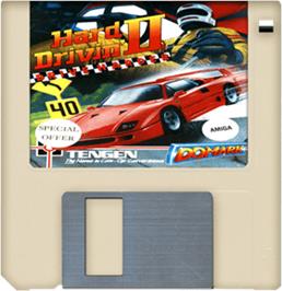 Artwork on the Disc for Hard Drivin' 2 on the Commodore Amiga.