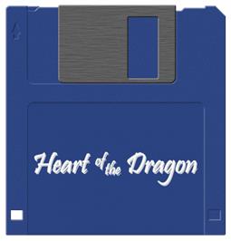 Artwork on the Disc for Heart of the Dragon on the Commodore Amiga.