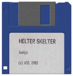 Artwork on the Disc for Helter Skelter on the Commodore Amiga.