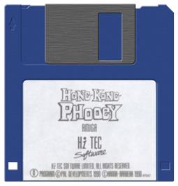 Artwork on the Disc for Hong Kong Phooey: No.1 Super Guy on the Commodore Amiga.