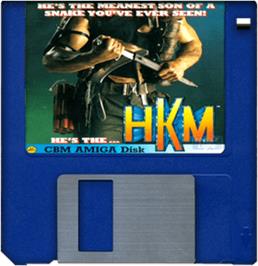 Artwork on the Disc for Human Killing Machine on the Commodore Amiga.
