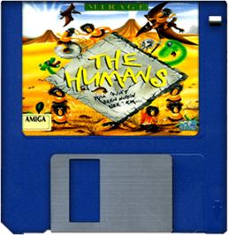 Artwork on the Disc for Humans on the Commodore Amiga.