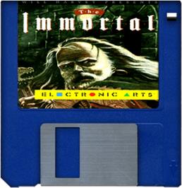 Artwork on the Disc for Immortal on the Commodore Amiga.