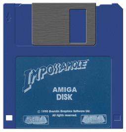 Artwork on the Disc for Impossamole on the Commodore Amiga.