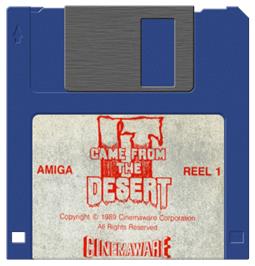 Artwork on the Disc for It Came from the Desert on the Commodore Amiga.